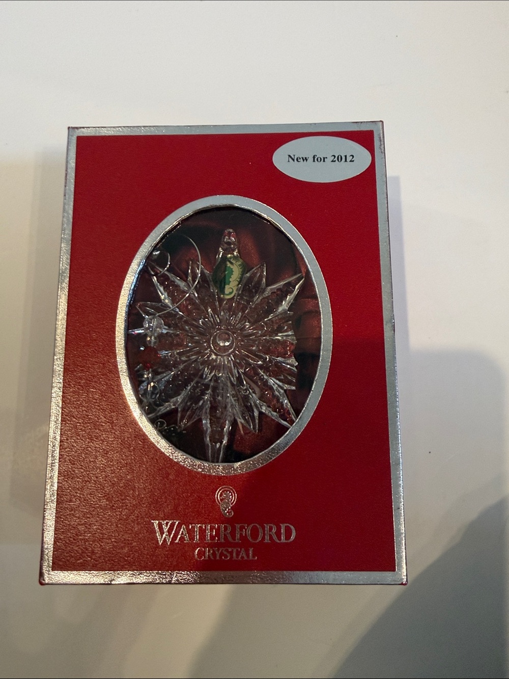 Waterford Crystal 2012 Annual Snowstar Collectors Ornament NWT